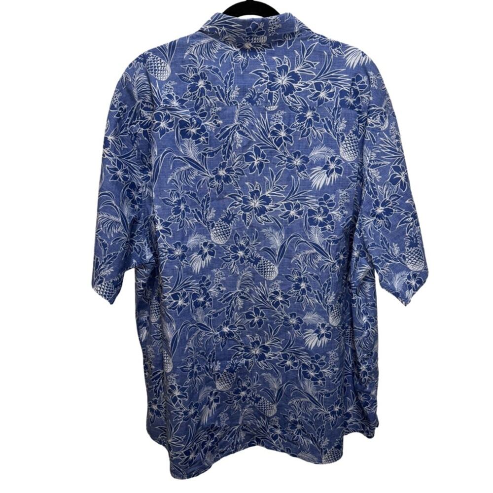 Los Angeles Dodgers Tommy Bahama Sport Tiki Luau Button-Up Shirt - Royal XXXL - Picture 8 of 9